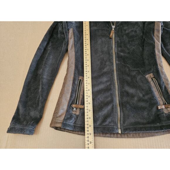 Kuhl Women's Advokat Fleece Zip Up Jacket Size XS Charcoal - Picture 5 of 11